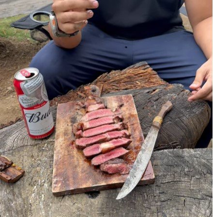 FLAME GRILLED CAMP STEAK