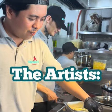 The artists and the art