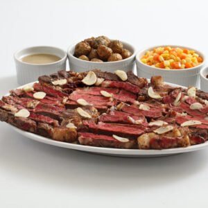 grass-fed ribeye platter