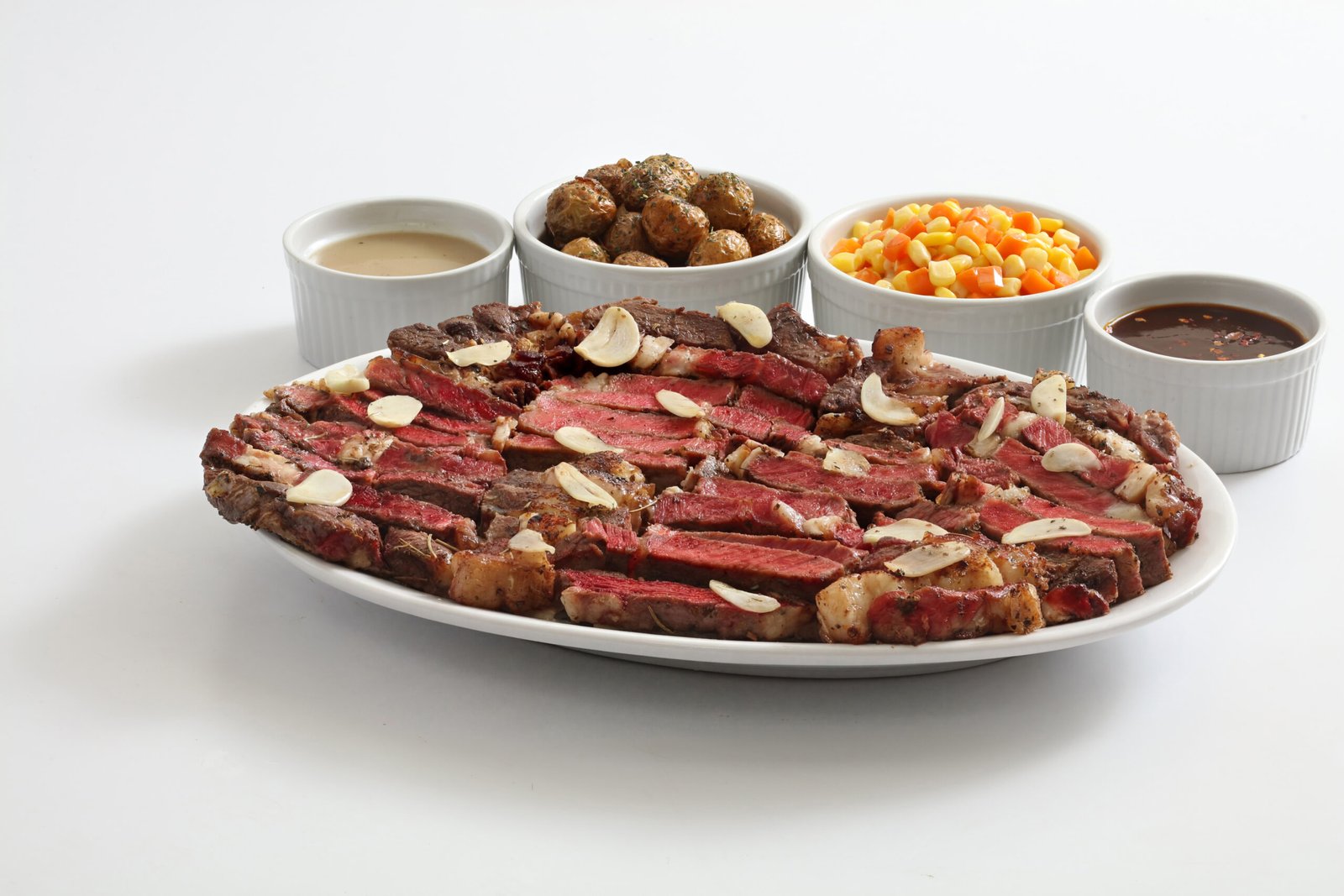 grass-fed ribeye platter